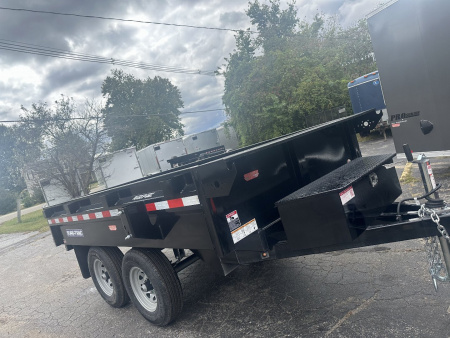 New 6X10 DECKOVER 2025 Sure-Trac ST7210DOD-B-100 Dump Trailer