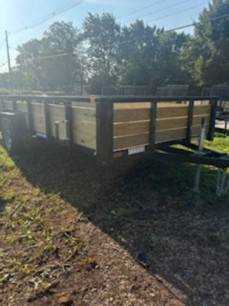 New 7x14 2025 Sure-Trac TUBE TOP Utility Trailer