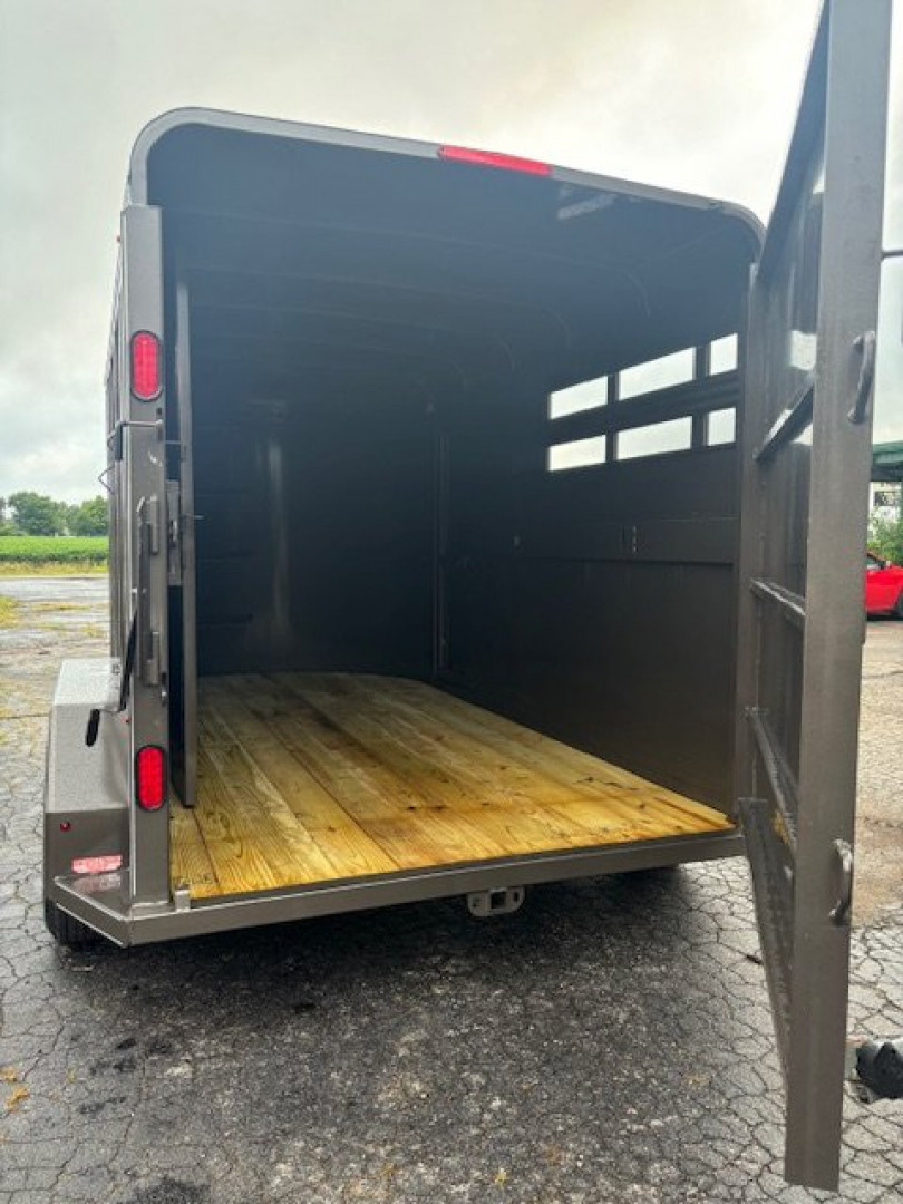 New 14' 2025 CornPro SB-14 7S HORSE/ Stock Combo Trailer