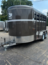 New 14' 2025 CornPro SB-14 7S HORSE/ Stock Combo Trailer