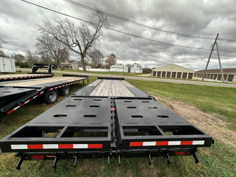 New 2024 Sure-Trac 8.5 x 20+5 Heavy Duty Low Profile Beavertail Deckover Trailer 15K Deckover Trailer