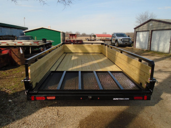 New 2024 Sure-trac 7x16 top 3 boars 7k Landscape Trailer