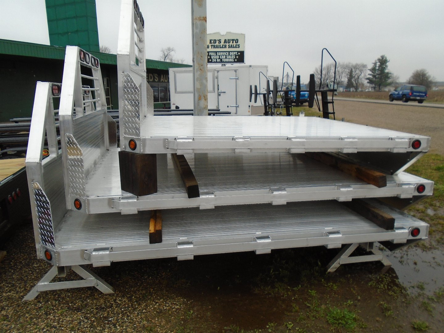 New 2026 GE Trailers All Aluminum and Steel frame/wooddeck Truck Bed
