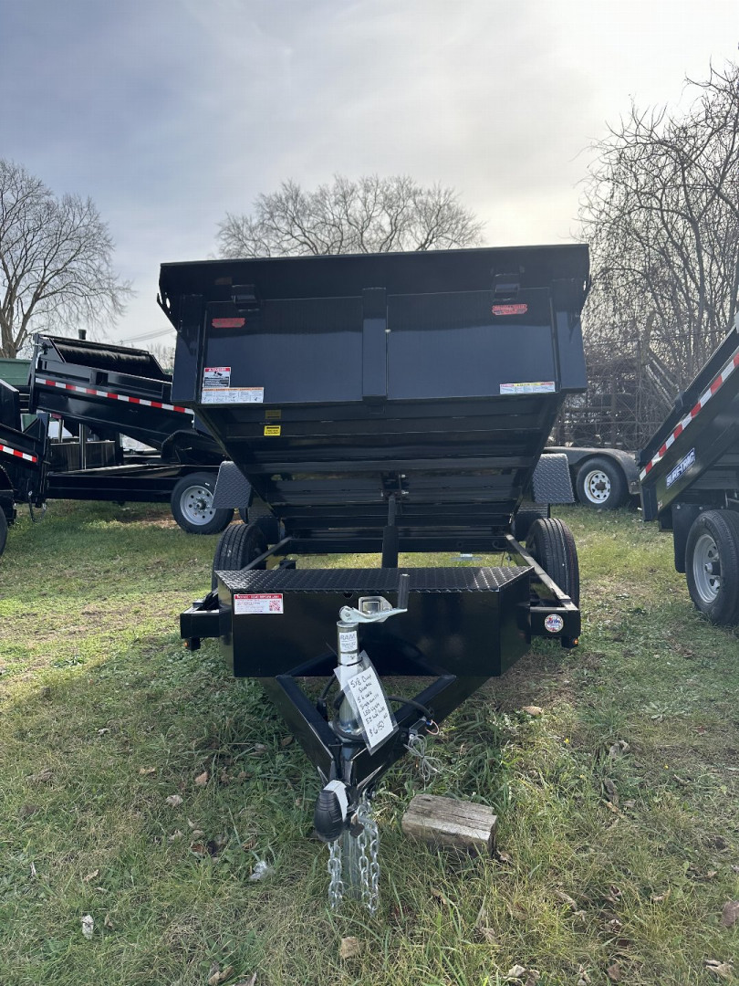 New 2023 Sure-Trac 5x8, 5k single ram, low pro Dump Trailer