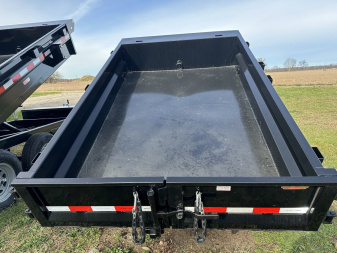 New 2023 Sure-Trac 5x8, 5k single ram, low pro Dump Trailer