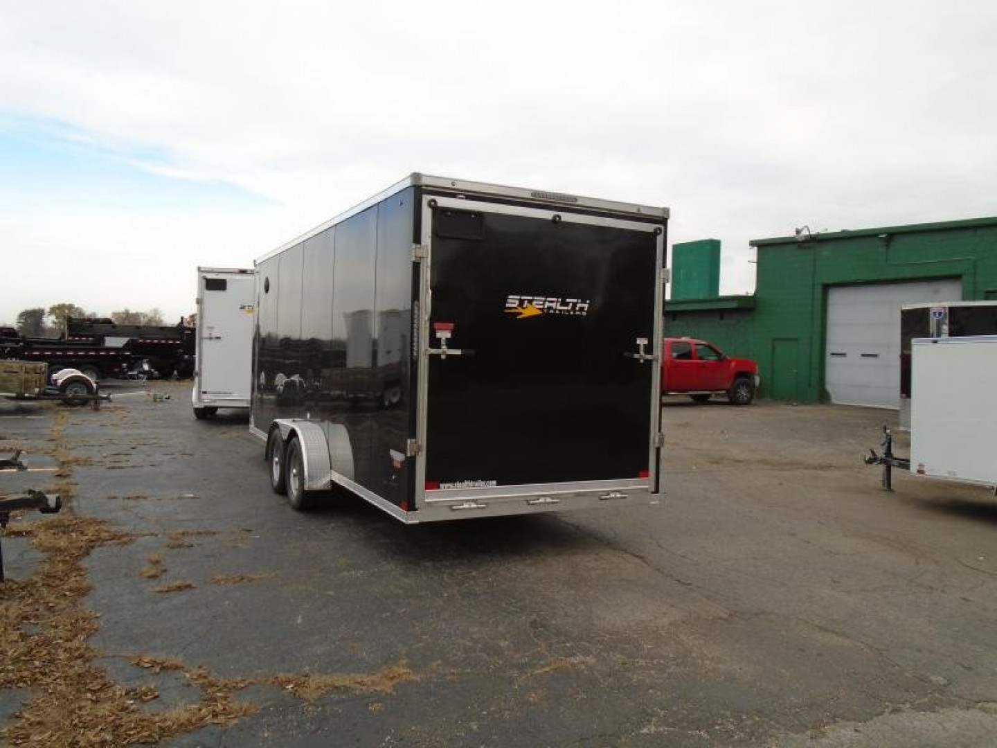 New 2023 Stealth Trailers 7x25 7k Snowmobile Trailer