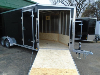 New 2023 Stealth Trailers 7x25 7k Snowmobile Trailer