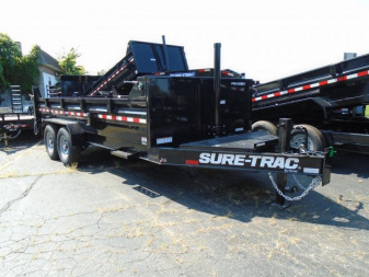 New 2023 Sure-Trac 7 X 14 Pro Series Telescopic Dump  15.4K