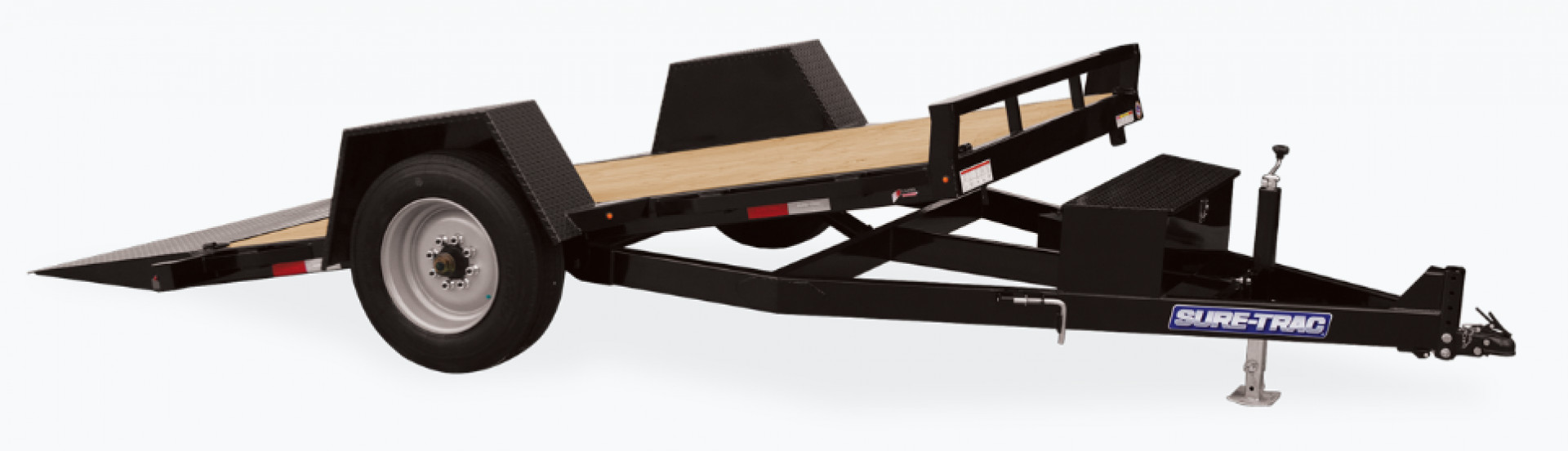 New 2023 Sure-Trac 78 IN x 12 Single Axle Tilt Bed Equipment Trailer  10K