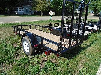 New 2023 GE Trailers 4x10 SA w/ gate Utility Trailer