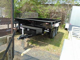 New 2022 Sure-Trac 6x10 10K single ram RENTAL Dump Trailer