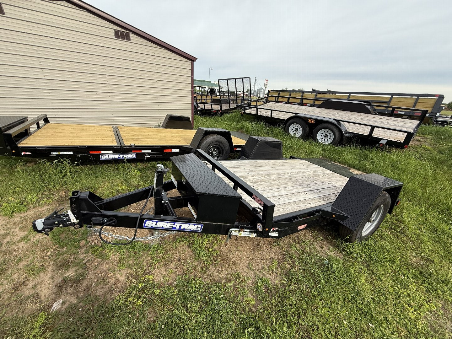 New 2023 Sure-Trac 62 IN x 10 Single Axle Tilt Bed Equipment Trailer  6K