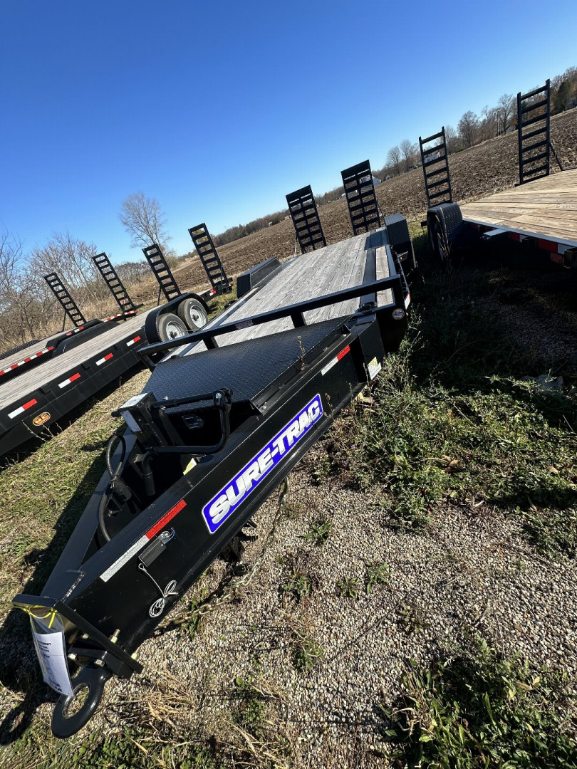 New 2023 Sure-Trac 7 x 20 (17+3) Equipment Trailer  20K