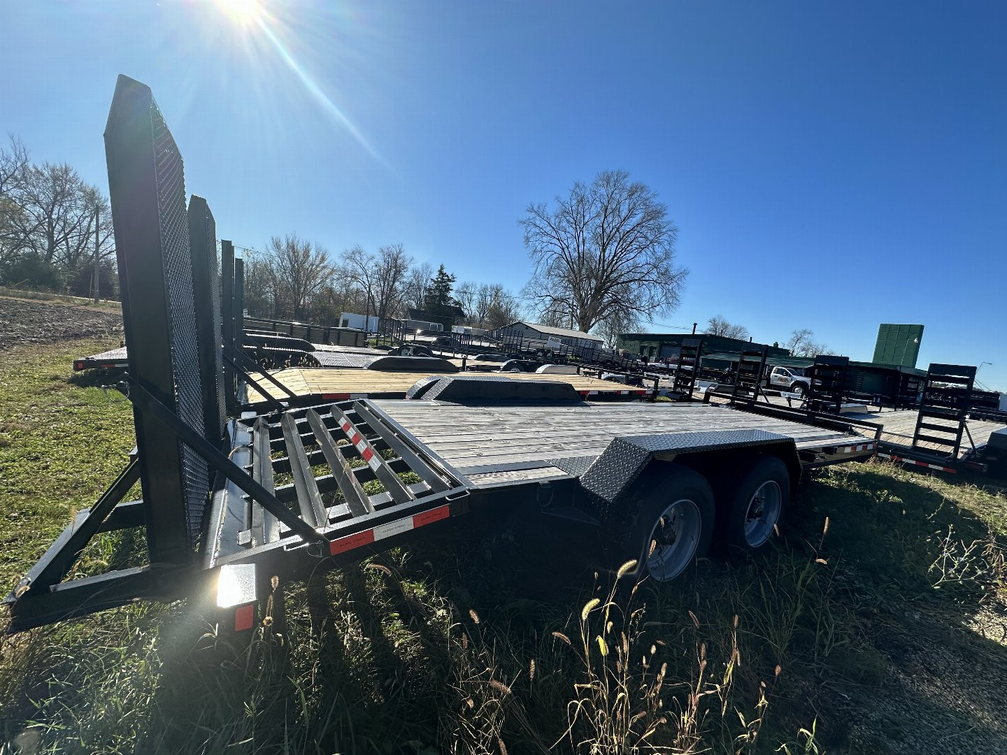 New 2023 Sure-Trac 7 x 20 (17+3) Equipment Trailer  20K