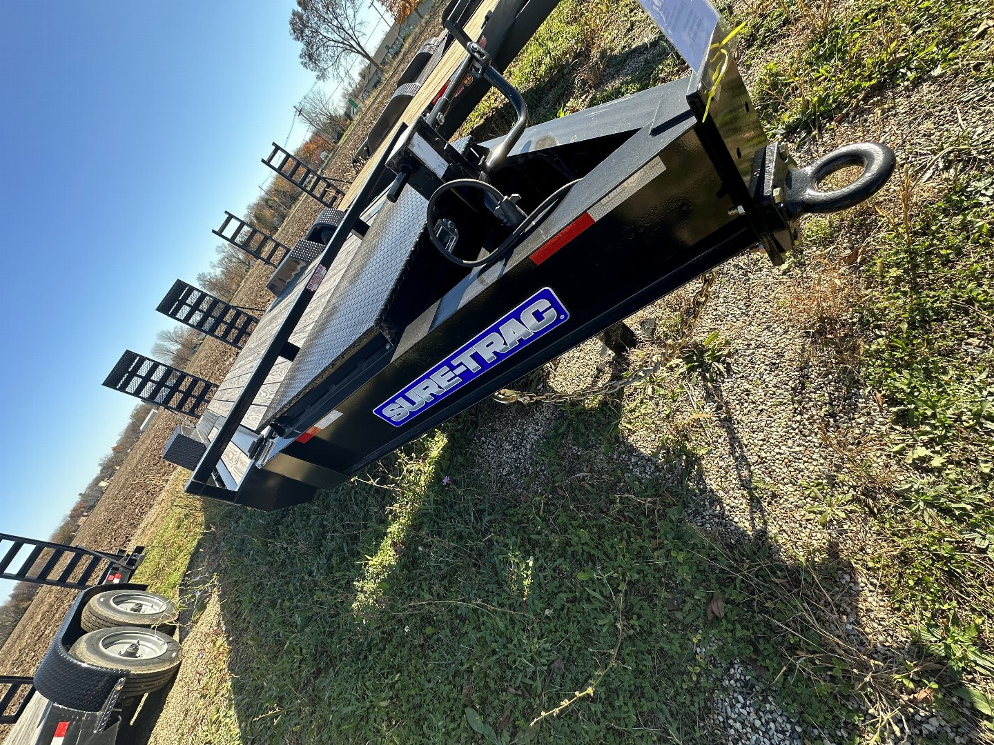 New 2023 Sure-Trac 7 x 20 (17+3) Equipment Trailer  20K