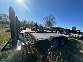 New 2023 Sure-Trac 7 x 20 (17+3) Equipment Trailer  20K