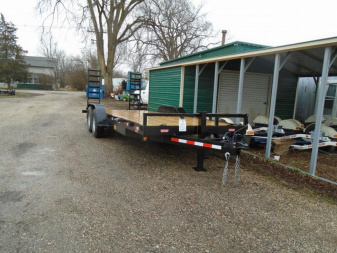 New 2023 GE Trailers 18' 10K Machinery/ Equipment Trailer