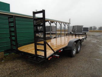 New 2023 GE Trailers 18' 10K Machinery/ Equipment Trailer