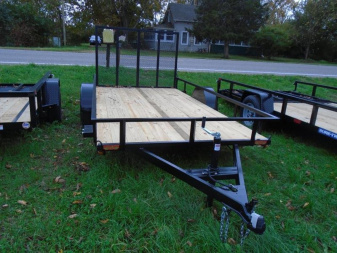 New 2023 GE Trailers 6x12 light duty A frame tongue 2k with gate Utility Trailer