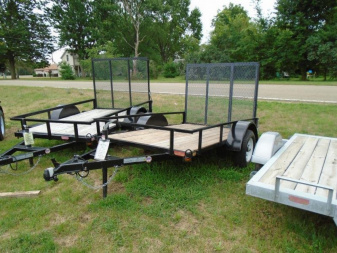 New 5x8 2022 GE Trailers Light Duty w/ Gate Utility Trailer