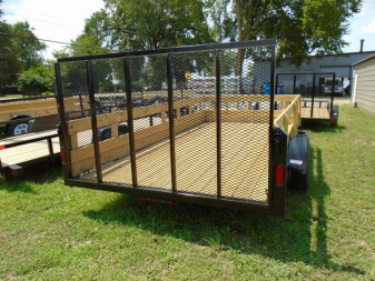 New 2023 GE Trailers 7x14 3 board side Utility Trailer