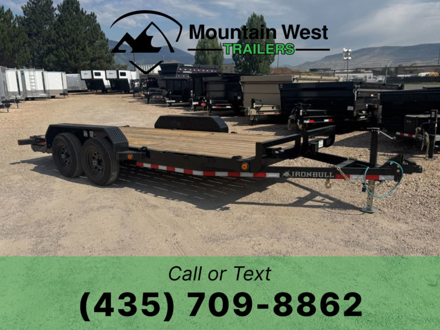 New 2026 Iron Bull Trailers 7X16-10K Equipment Hauler Trailer