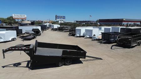 New 2026 TRU Custom Fold Down Dump Trailer 14K GVWR