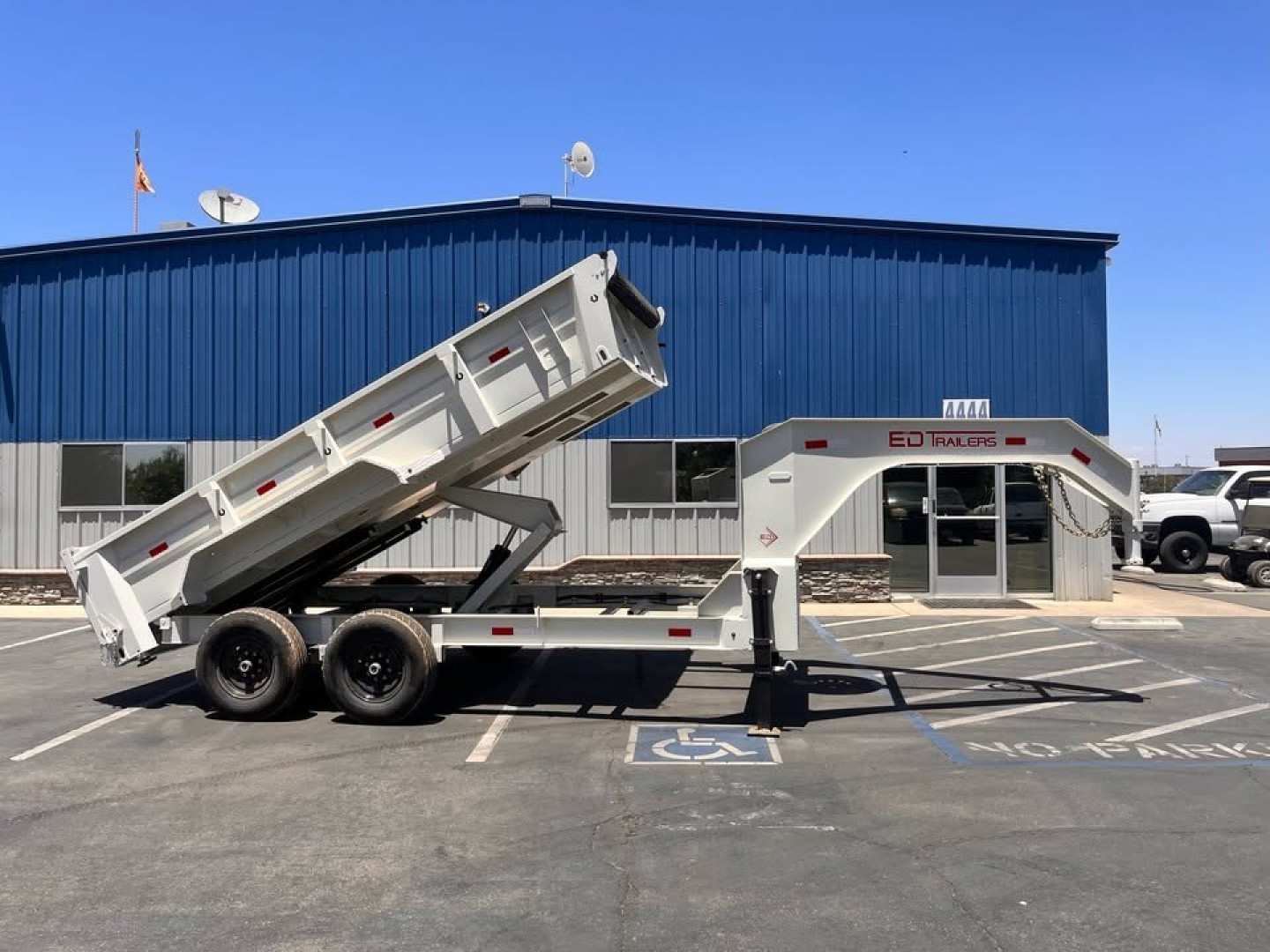 New 2024 ED Trailers 7X14X2 14K GOOSENECK Dump Trailer