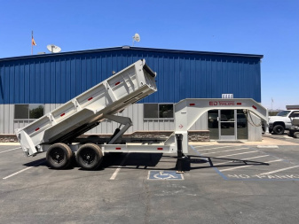 New 2024 ED Trailers 7X14X2 14K GOOSENECK Dump Trailer