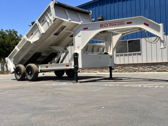 New 2024 ED Trailers 7X14X2 14K GOOSENECK Dump Trailer