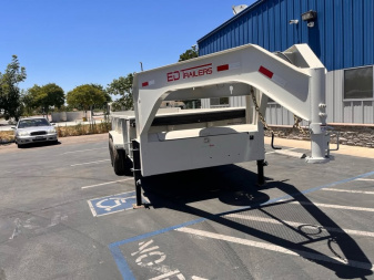 New 2024 ED Trailers 7X14X2 14K GOOSENECK Dump Trailer
