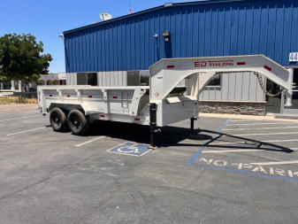 New 2024 ED Trailers 7X14X2 14K GOOSENECK Dump Trailer