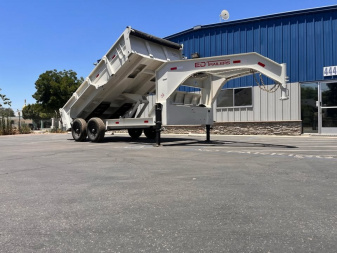 New 2024 ED Trailers 7X14X2 14K GOOSENECK Dump Trailer