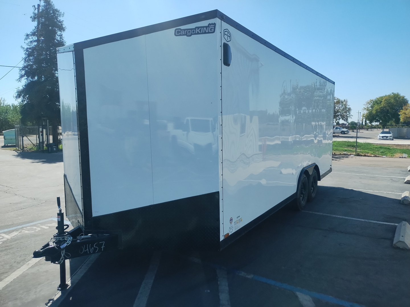 New 2025 Cargo King 8.5'x20' Car / Racing Trailer V-Nose