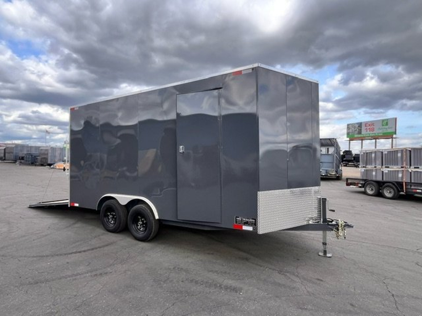New 2025 Tru 8.5x16x8 Custom V-Nose Cargo / Enclosed