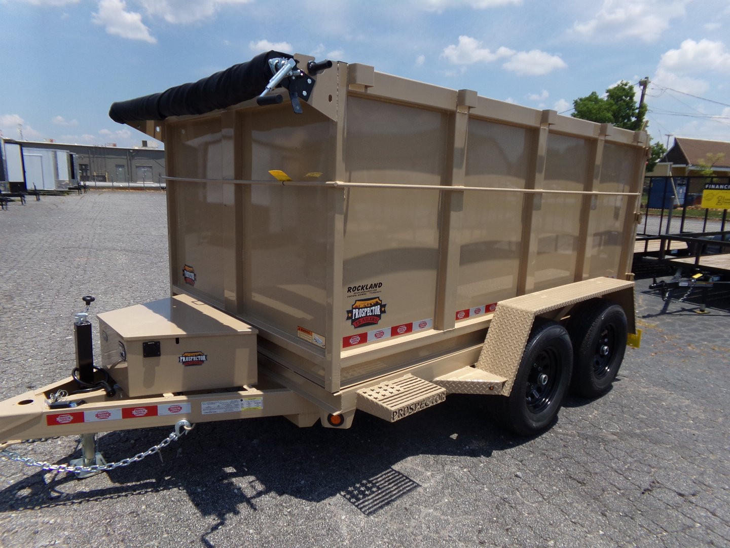 New 2026 Covered Wagon Trailers D-6X10X4X10 Dump Trailer