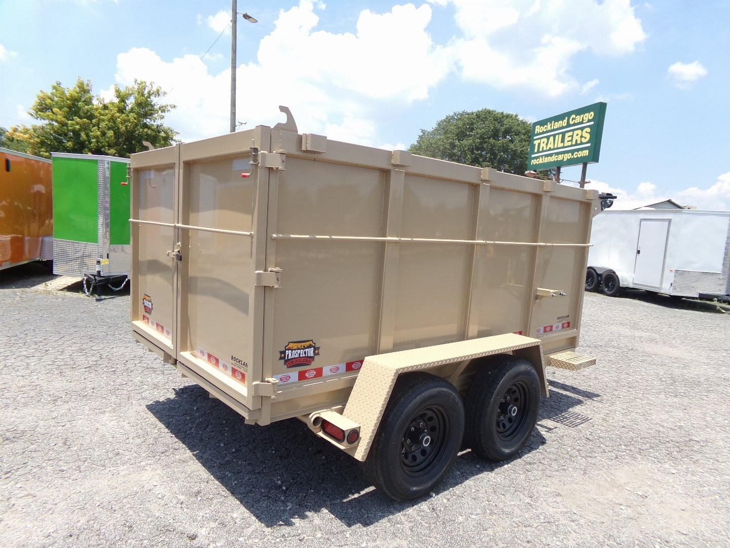New 2026 Covered Wagon Trailers D-6X10X4X10 Dump Trailer