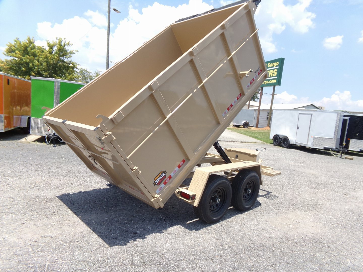 New 2026 Covered Wagon Trailers D-6X10X4X10 Dump Trailer