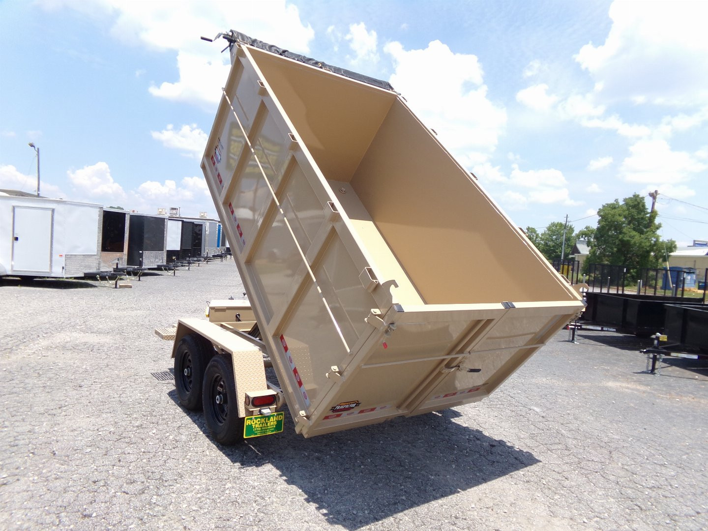 New 2026 Covered Wagon Trailers D-6X10X4X10 Dump Trailer