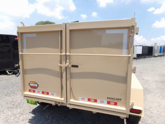 New 2026 Covered Wagon Trailers D-6X10X4X10 Dump Trailer
