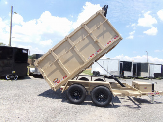 New 2025 Covered Wagon Trailers D-6X10X4X10 Dump Trailer