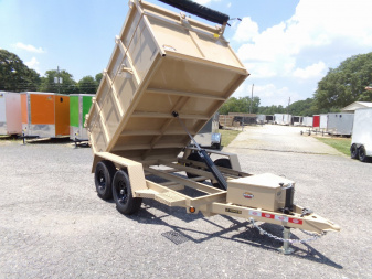 New 2026 Covered Wagon Trailers D-6X10X4X10 Dump Trailer