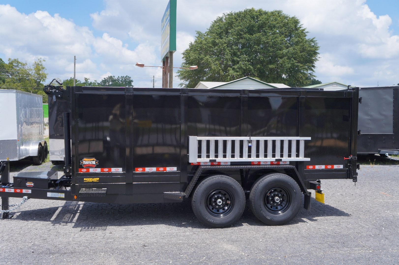 New 2025 Covered Wagon Trailers D-7X14X4X14-T Dump Trailer