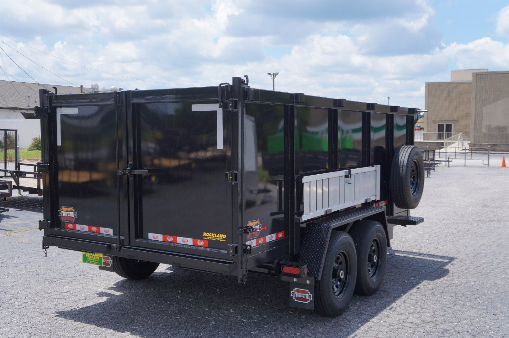 New 2025 Covered Wagon Trailers D-7X14X4X14-T Dump Trailer