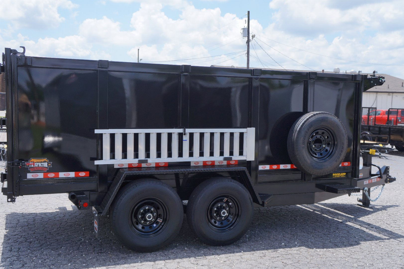 New 2025 Covered Wagon Trailers D-7X14X4X14-T Dump Trailer