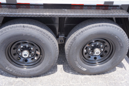 New 2025 Covered Wagon Trailers D-7X14X4X14-T Dump Trailer