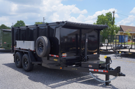 New 2025 Covered Wagon Trailers D-7X14X4X14-T Dump Trailer