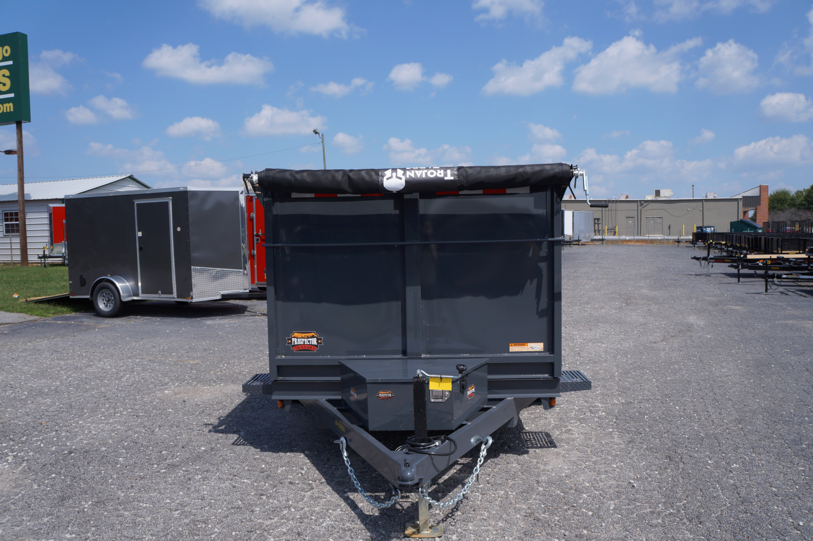 New 2026 Covered Wagon Trailers D-6X12X4X10 Dump Trailer