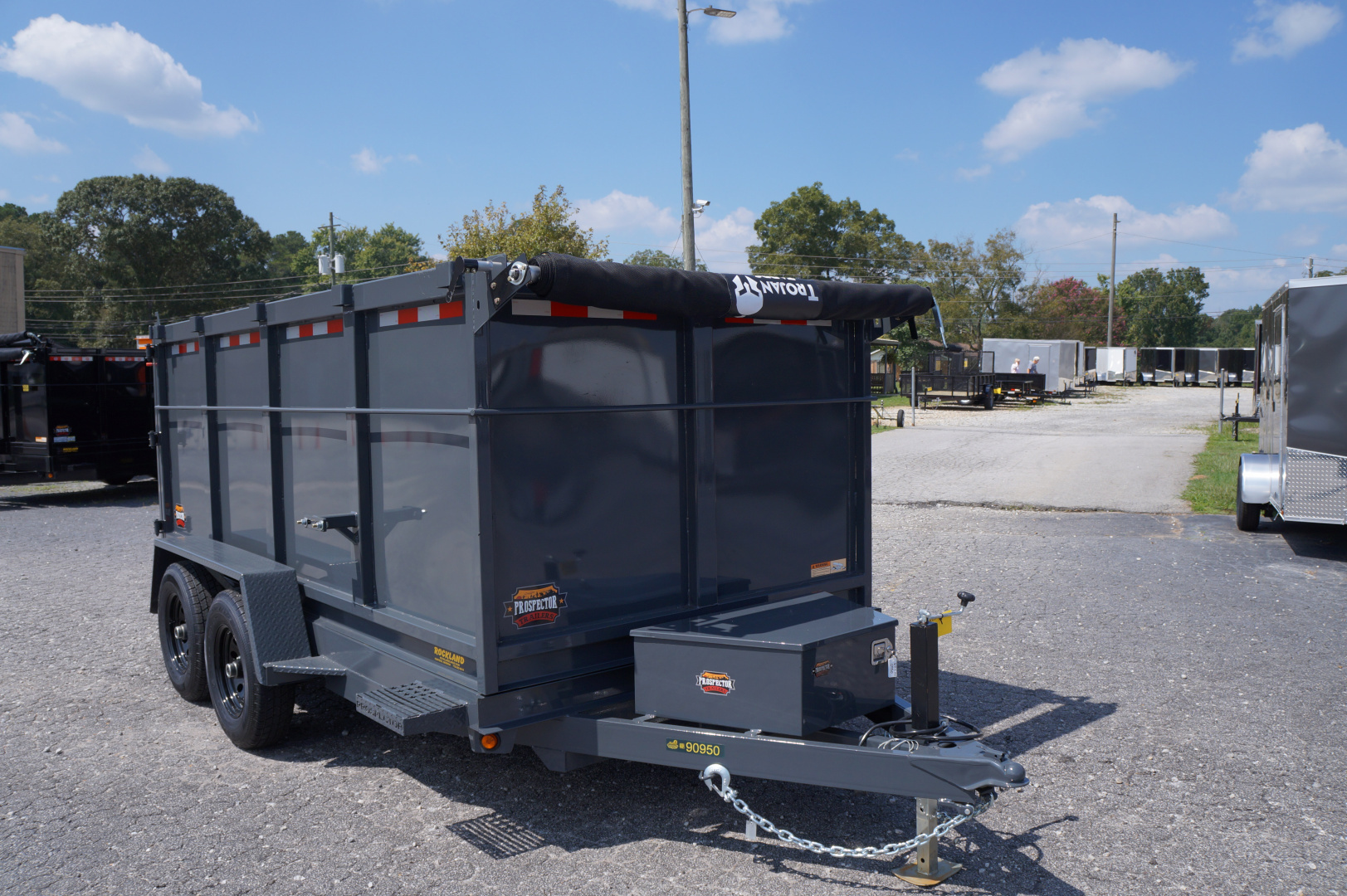 New 2026 Covered Wagon Trailers D-6X12X4X10 Dump Trailer