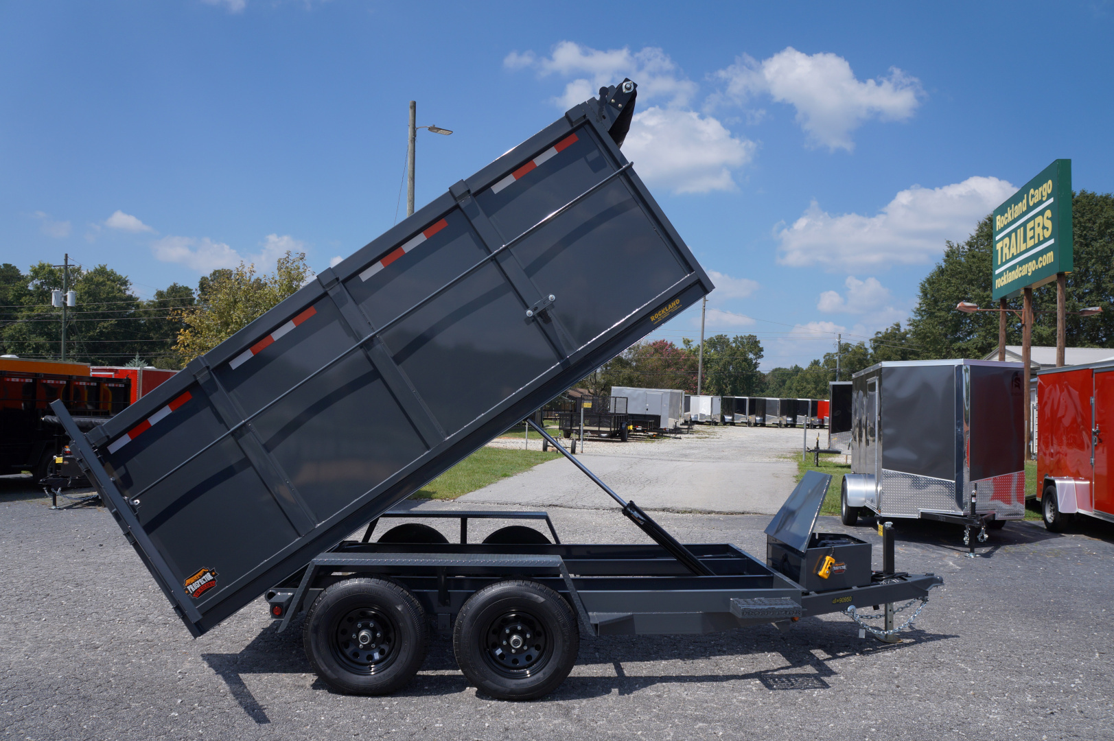 New 2026 Covered Wagon Trailers D-6X12X4X10 Dump Trailer